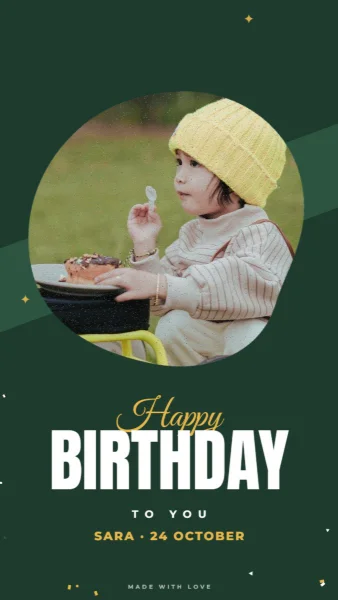 Forest Arch Birthday Story