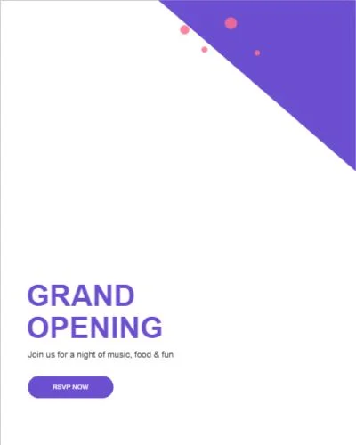 Diagonal Edge — editable flyer template